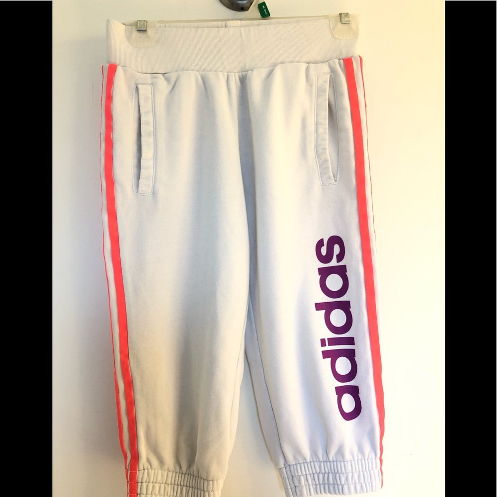 Adidas 3/4 length jogging pants